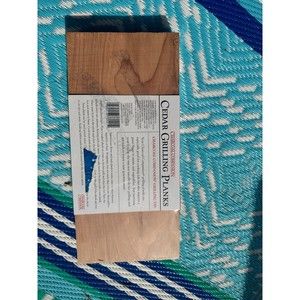 4 New reusable Cedar Grilling Planks 12" X 5.5" by Charcoal Companion